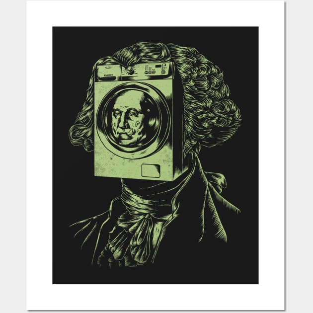 Father (2) George WASHington Machine Wall Art by PhanNgoc